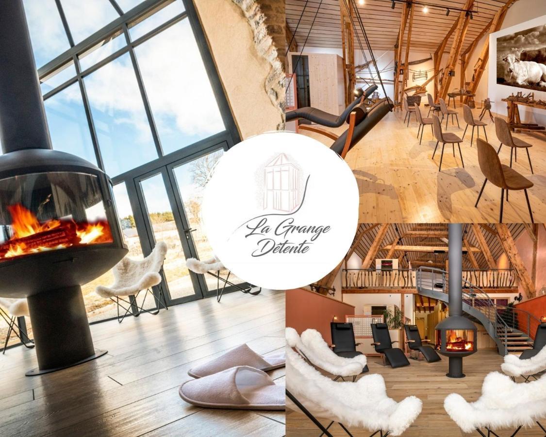 Hotel Restaurant De La Poste Et La Grange Detente, Espace Bien-Etre Châteauneuf-de-Randon Exteriör bild