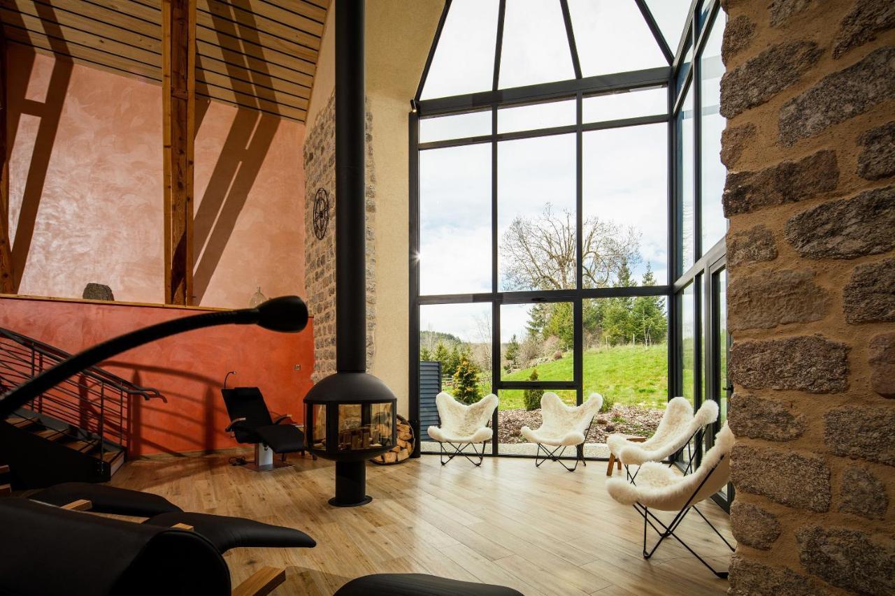 Hotel Restaurant De La Poste Et La Grange Detente, Espace Bien-Etre Châteauneuf-de-Randon Exteriör bild